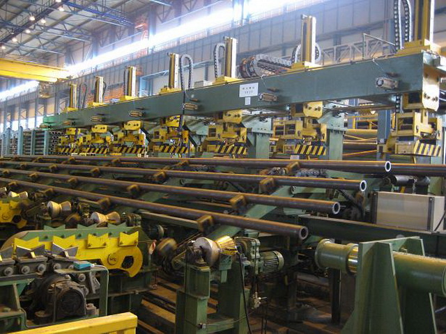 宁波无缝钢管厂家生产线